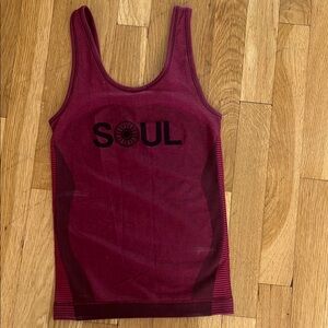 Burgundy SoulCycle/ NIKE Tank Top